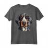 Simpatico Cucciolo di Bluetick Coonhound Face - Maglietta per Amanti dei Cani - Ideale per Proprietari di Cane Bluetick Coonhound