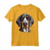 Simpatico Cucciolo di Bluetick Coonhound Face - Maglietta per Amanti dei Cani - Ideale per Proprietari di Cane Bluetick Coonhound