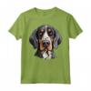 Simpatico Cucciolo di Bluetick Coonhound Face - Maglietta per Amanti dei Cani - Ideale per Proprietari di Cane Bluetick Coonhound