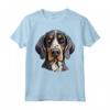 Simpatico Cucciolo di Bluetick Coonhound Face - Maglietta per Amanti dei Cani - Ideale per Proprietari di Cane Bluetick Coonhound