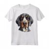 Simpatico Cucciolo di Bluetick Coonhound Face - Maglietta per Amanti dei Cani - Ideale per Proprietari di Cane Bluetick Coonhound