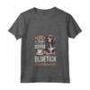 Donna Razza canina Bluetick Coonhound - Maglietta Life is Better with Coffee - Ideale per Regali e Feste