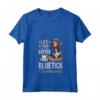 Donna Razza canina Bluetick Coonhound - Maglietta Life is Better with Coffee - Ideale per Regali e Feste