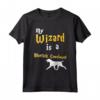 My Wizard is Bluetick Coonhound - Maglietta per Proprietari di Bluetick Coonhound - Regalo Unico per Amanti dei Cani e Appassionati di Magia