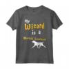 My Wizard is Bluetick Coonhound - Maglietta per Proprietari di Bluetick Coonhound - Regalo Unico per Amanti dei Cani e Appassionati di Magia