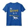 My Wizard is Bluetick Coonhound - Maglietta per Proprietari di Bluetick Coonhound - Regalo Unico per Amanti dei Cani e Appassionati di Magia