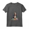 Donna Bluetick Coonhound - Happy Easter Razza di Cane Maglietta con Collo a V - Regalo Pasquale per Amanti dei Cani