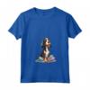 Donna Bluetick Coonhound - Happy Easter Razza di Cane Maglietta con Collo a V - Regalo Pasquale per Amanti dei Cani