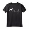 Bluetick Coonhound Heartbeat Maglietta - Design per Uomini, Donne e Bambini - HapTiger