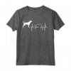 Bluetick Coonhound Heartbeat Maglietta - Design per Uomini, Donne e Bambini - HapTiger