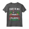 Bluetick Coonhound Christmas Santa Hat Pajama Shirt - Festive Xmas Gift for Dog Lovers
