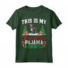 Bluetick Coonhound Christmas Santa Hat Pajama Shirt - Festive Xmas Gift for Dog Lovers