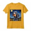 Notte stellata Bluetick Coonhound - Bluetick Coonhound Maglietta - HapTiger Dog Happy - Starry Night Love per gli amanti dei cani