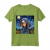 Notte stellata Bluetick Coonhound - Bluetick Coonhound Maglietta - HapTiger Dog Happy - Starry Night Love per gli amanti dei cani