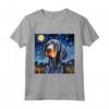 Notte stellata Bluetick Coonhound - Bluetick Coonhound Maglietta - HapTiger Dog Happy - Starry Night Love per gli amanti dei cani