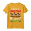 Bluetick Coonhound Christmas Hat Pajama Shirt - Lover Maglietta - Festive Xmas Gift for Dog Lovers