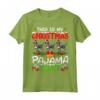 Bluetick Coonhound Christmas Hat Pajama Shirt - Lover Maglietta - Festive Xmas Gift for Dog Lovers