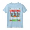 Bluetick Coonhound Christmas Hat Pajama Shirt - Lover Maglietta - Festive Xmas Gift for Dog Lovers