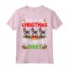 Bluetick Coonhound Christmas Hat Pajama Shirt - Lover Maglietta - Festive Xmas Gift for Dog Lovers
