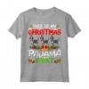 Bluetick Coonhound Christmas Hat Pajama Shirt - Lover Maglietta - Festive Xmas Gift for Dog Lovers
