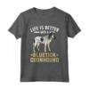 Bluetick Coonhound, la Vita è Migliore con un Bluetick Coonhound - Maglietta per Amanti dei Cani - Ideale come Regalo per Proprietari di Bluetick Coonhound
