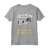 Bluetick Coonhound, la Vita è Migliore con un Bluetick Coonhound - Maglietta per Amanti dei Cani - Ideale come Regalo per Proprietari di Bluetick Coonhound