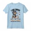 Bluetick Coonhound Dog Breed - Mi piace il caffè my Bluetick Maglietta - Regalo per Amanti dei Cani Bluetick Coonhound