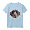 Funny Bluetick Coonhound Rubare Cuori Blasting Farts Maglietta - Design Divertente per Amanti dei Cani Bluetick Coonhound
