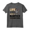Bluetick Coonhound Dog Breed Life is Better - Maglietta con Grafica Bluetick - Regalo per Amanti dei Cani - Ideale per Festa della Mamma, Festa del Papà, Natale o Compleanno