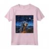 Bluetick Coonhound Notte stellata - Maglietta per Amanti del Bluetick Coonhound - Ideale per Compleanno o Regalo