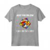 Cubo magico Rubik Cube Magic - Retro Maglietta per Nerd e Appassionati - Ideale come Regalo di Natale o Compleanno