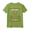 No Lift No Gift - Gym Workout Funny Santa Bodybuilding Xmas Maglietta - Regalo Divertente per Amanti del Fitness a Natale
