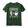 Kettlebells & Coffee - Divertente T-shirt per l'Allenamento HIIT in Palestra - Ideale per Amanti del Fitness e del Caffè