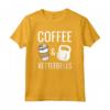 Kettlebells & Coffee - Divertente T-shirt per l'Allenamento HIIT in Palestra - Ideale per Amanti del Fitness e del Caffè