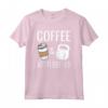 Kettlebells & Coffee - Divertente T-shirt per l'Allenamento HIIT in Palestra - Ideale per Amanti del Fitness e del Caffè