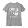 Kettlebells & Coffee - Divertente T-shirt per l'Allenamento HIIT in Palestra - Ideale per Amanti del Fitness e del Caffè