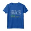 Installing Muscles - Loading - Please Wait... Fitness Maglietta per Allenamento in Palestra - Regalo Divertente per Amanti del Fitness e Bodybuilder