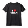 I Love Tren - Divertente Canotta da Bodybuilder per Allenamento in Palestra - Regalo Spiritoso di Sollevamento Pesi