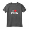 I Love Tren - Divertente Canotta da Bodybuilder per Allenamento in Palestra - Regalo Spiritoso di Sollevamento Pesi
