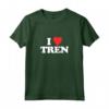 I Love Tren - Divertente Canotta da Bodybuilder per Allenamento in Palestra - Regalo Spiritoso di Sollevamento Pesi