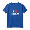 I Love Tren - Divertente Canotta da Bodybuilder per Allenamento in Palestra - Regalo Spiritoso di Sollevamento Pesi