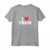I Love Tren - Divertente Canotta da Bodybuilder per Allenamento in Palestra - Regalo Spiritoso di Sollevamento Pesi