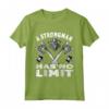 Strongman non ha limiti di peso - Maglietta Powerlifter per Bodybuilder - Ideale per Regali Strongman e Fitness