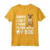 Programmi Con Il Mio Cane Boerboel Maglietta - Design Divertente per Amanti dei Cani - Sorry I Can't I Have Plans With My Boerboel Dog