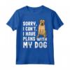 Programmi Con Il Mio Cane Boerboel Maglietta - Design Divertente per Amanti dei Cani - Sorry I Can't I Have Plans With My Boerboel Dog