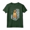 American Flag Boerboel Maglietta - T-shirt 4th Of July USA per Amanti dei Cani - Regalo Unico per il 4 Luglio
