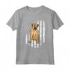 American Flag Boerboel Maglietta - T-shirt 4th Of July USA per Amanti dei Cani - Regalo Unico per il 4 Luglio