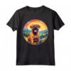 Boerboel Rainbow Bridge Simpatico cucciolo di mastino sudafricano Maglietta - Design commemorativo per amanti dei cani Boerboel