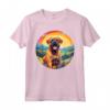 Boerboel Rainbow Bridge Simpatico cucciolo di mastino sudafricano Maglietta - Design commemorativo per amanti dei cani Boerboel