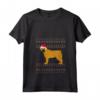 Boerboel Natale Maglietta con Collo a V - Design Natalizio Unico per Amanti dei Cani - Regalo Perfetto per Genitori di Boerboel